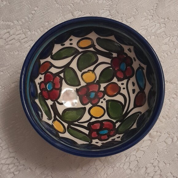 Palestinian Snack/ Trinket Dish - Picture 1 of 3